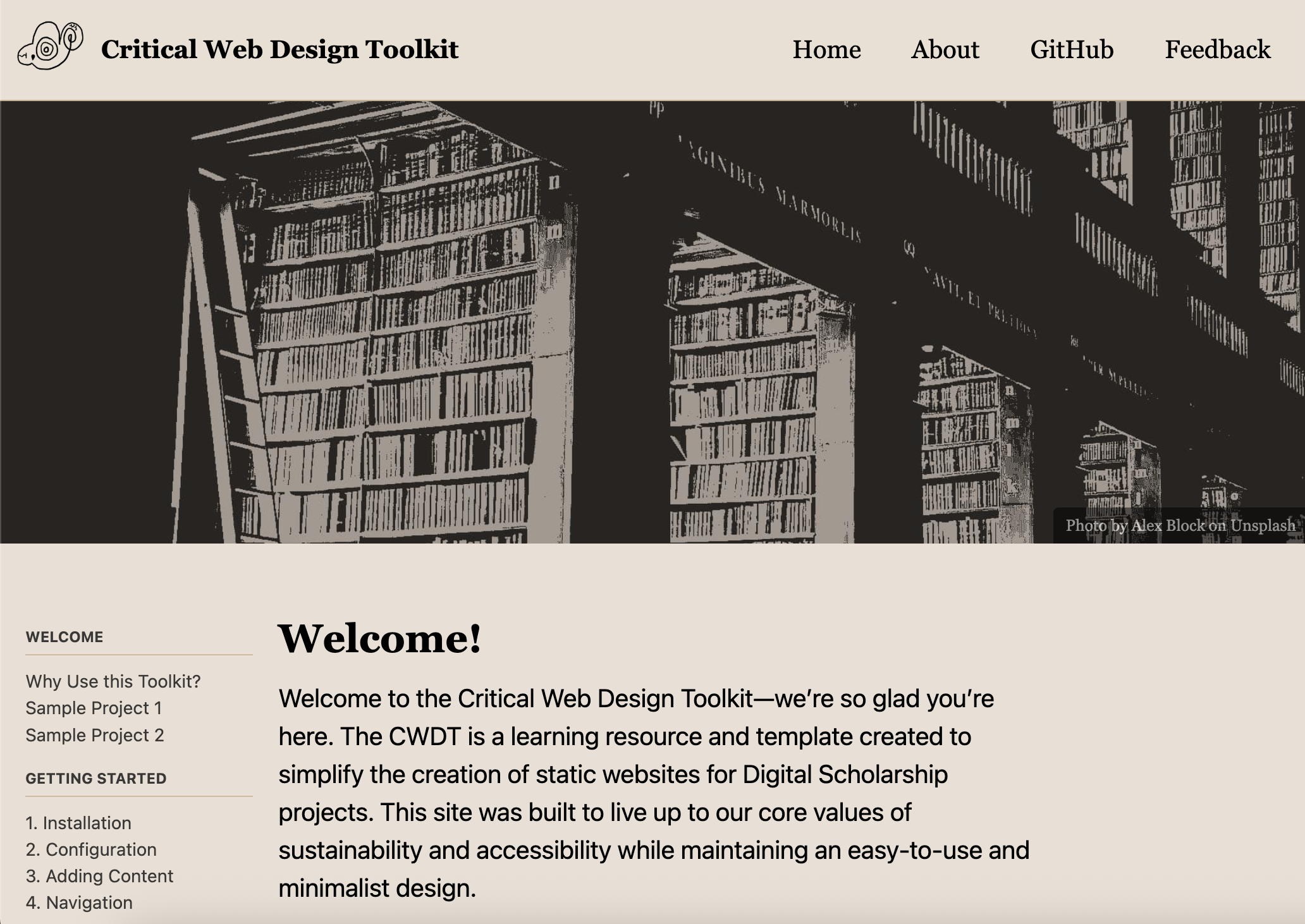 Who Built Bryn Mawr? landing page